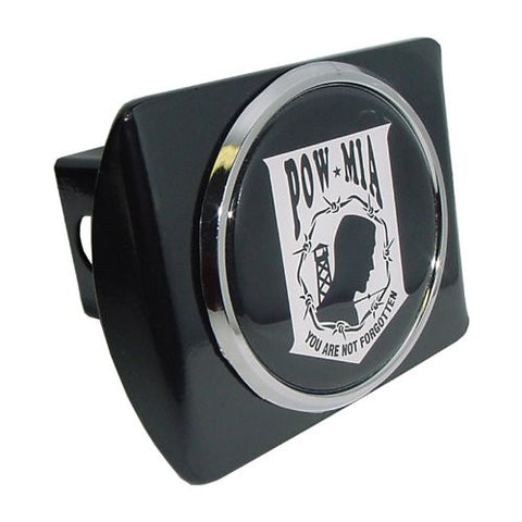 POW/MIA Black Hitch Cover