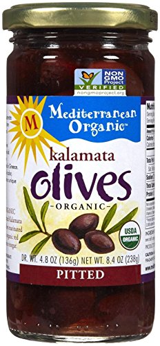 Olives Kalamata Pitted At least 95% Organic, 8.4 oz