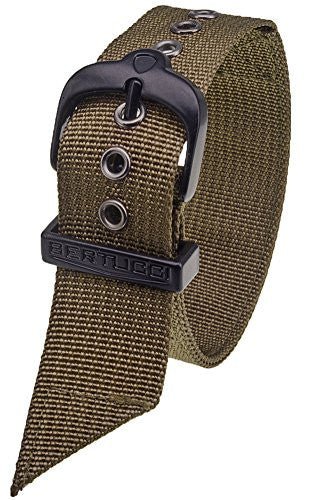 2-Ply Nylon (w/ Grommets) 7/8" Olive Black Powder Coated Steel