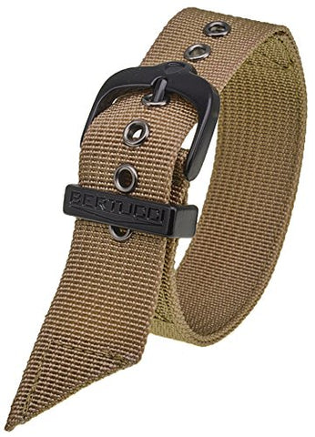 A-Type 2-ply w/ Eyelets Nylon Khaki w/ Black Hardware, 7/8" - 22 mm Size For A-2, A-3 & B-1 Cases