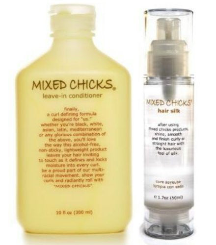 Leave-In Conditioner 10oz and 
Gloss and Shining Hair Silk 1.7oz