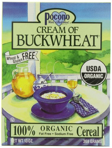 Hot Cereal, Wheat & Gluten Free Cream of Buckwheat 100% Organic 13oz