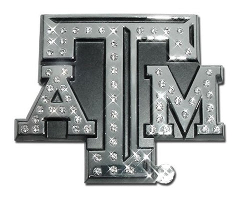Texas A&M Chrome Emblem (“ATM” w/Austrian Crystals)