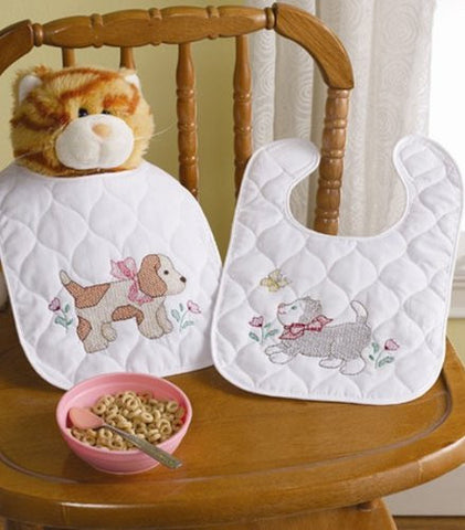 STAMPED X-STITCH - SWEET DREAMS, QLT BIB/PR H&L