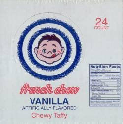 DOSCHER'S CANDIES, FRENCH CHEW VANILLA