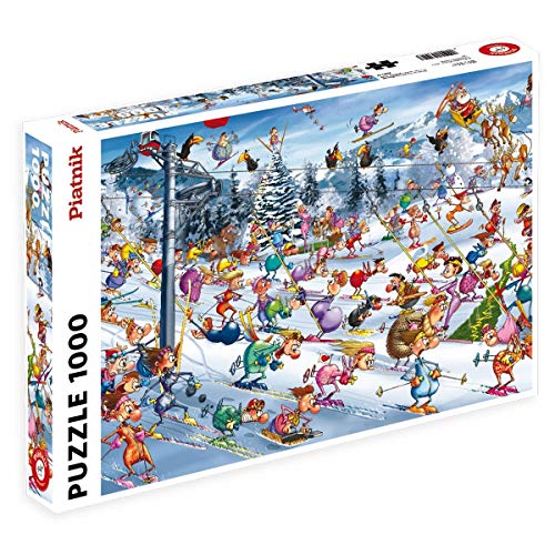 Piatnik 1000pc puzzle, Ruyer Skiing