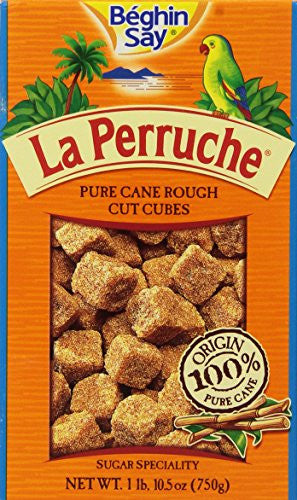 French Brown Sugar Cane Cubes La Perruche, 26.5oz