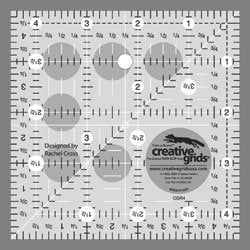Creative Grids Quilt Ruler 4-1/2in Square