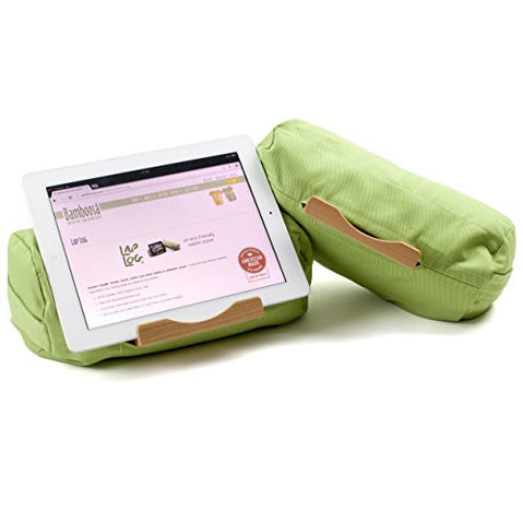 Lap Log Classic - iPad Stand / Touchscreen Tablet Holder - Good for Reading in Bed - Top Rated on Amazon - Made in USA - Avocado Green
