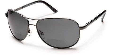 Aviator Reader 2.00 Gunmetal, Polarized Gray