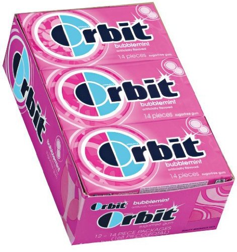 Orbit Bubblemint 12 Count 3 Pack