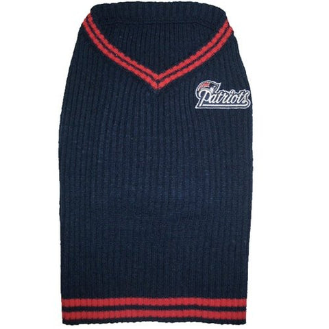 New England Patriots Dog Sweater, small