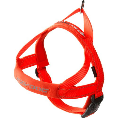 EzyDog Quick Fit Harness - Blaze Orange, Large