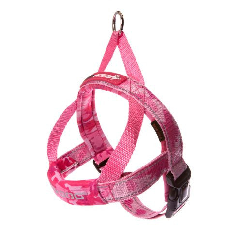 EzyDog Quick Fit Harness - Pink Camo, Large