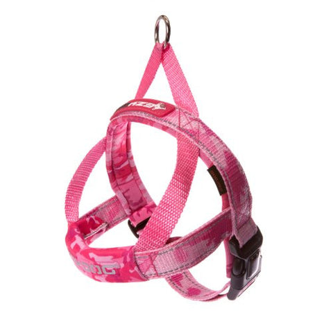 EzyDog Quick Fit Harness - Pink Camo, Large
