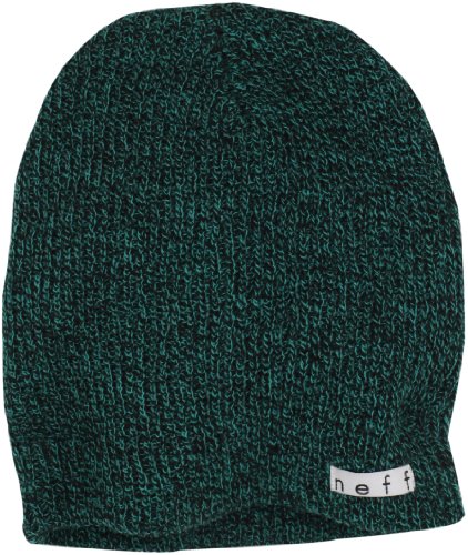 Daily Heather Beanie, Black - Green