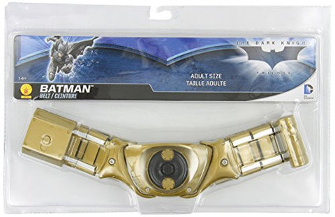Batman The Dark Knight Rises Batman Belt, Gold, One Size