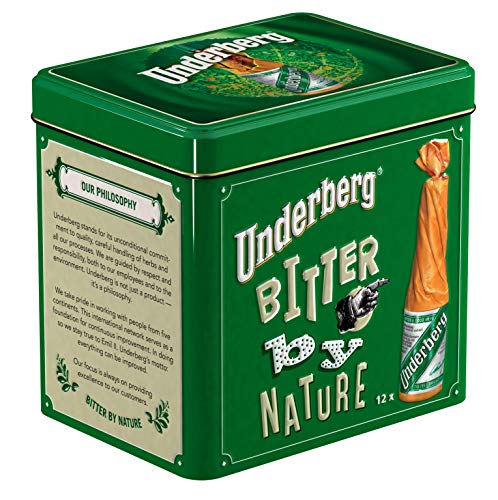Underberg Herbal Bitters Gift Tin, 12 Bottles