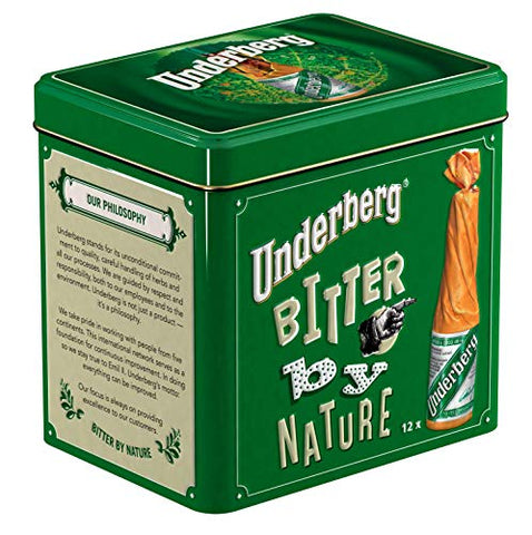 Underberg Herbal Bitters Gift Tin, 12 Bottles