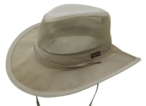 Airflow Light Weight Supplex Outdoor Hat - Sand, Large