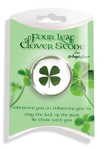 Four Leaf Clover Stone (Pillow Packed)