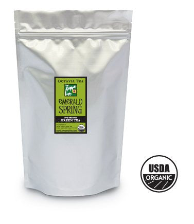 Emerald Spring, Organic Green Tea, Bulk