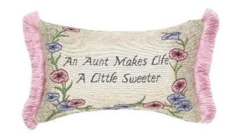 AUNT MAKES LIFE...-WORD PW W/FRINGE
