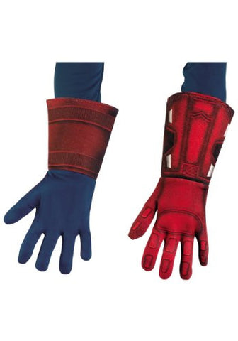 Avengers Captain America Deluxe Gloves, Red/Blue