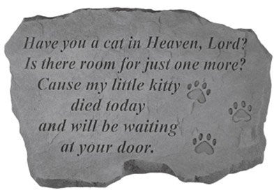 Have You A Cat In Heaven, Lord?...