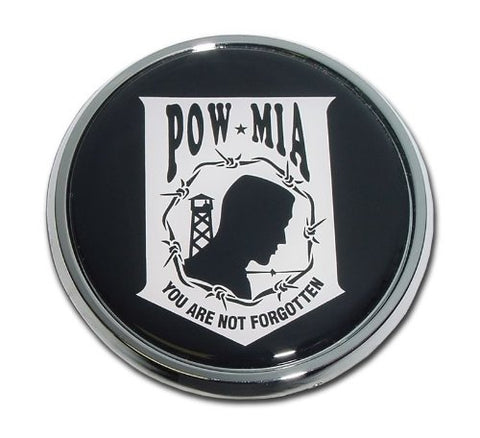 POW / MIA Chrome Emblem