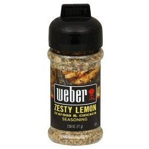 Weber Grill Seasoning Zesty Lemon 2.5 OZ