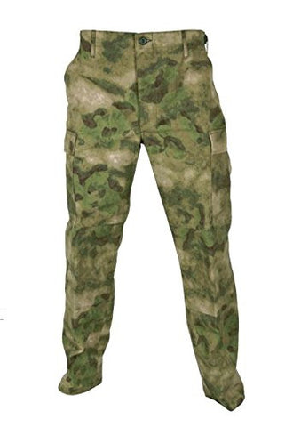 BDU Trouser – Button Fly (Battle Rip) Medium Long (A-TACS FG Camo
)