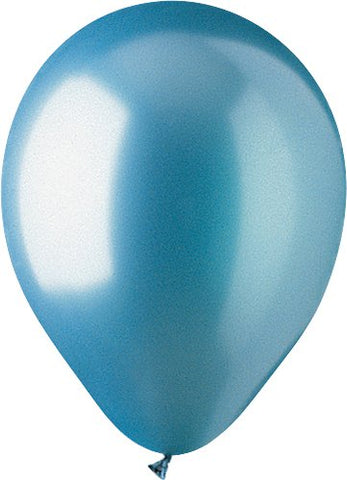 12" Pearl Teal Latex Balloon, 100ct
