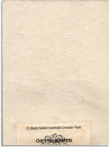 25 Seed Embedded Recycled Handmade Lotka Printer Paper