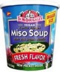Big Cup Soups Miso, Garlic Ginger w/ Noodles - 1.9 oz