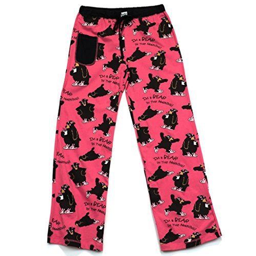 Lazy One Bear In The Morning - 734, Yoga PJ Pant, L