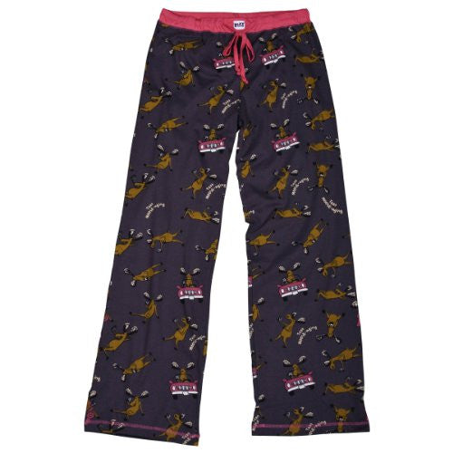 Lazy One Text Moose-Aging - 958, Yoga PJ Pant, M