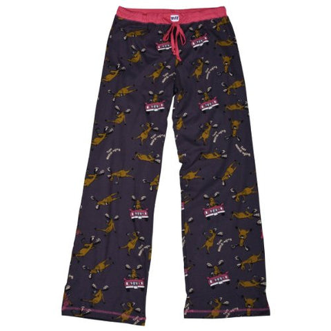 Lazy One Text Moose-Aging - 958, Yoga PJ Pant, M