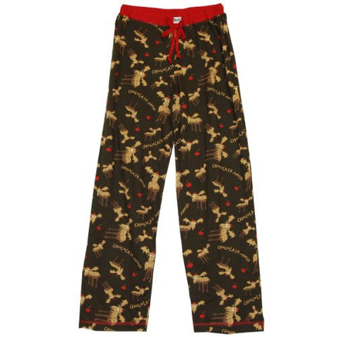 Lazy One Chocolate Moose - 776, Women's PJ Pant, XS