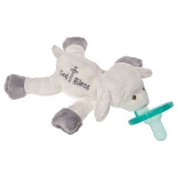 God Bless" Lamb WubbaNub™ Pacifier 7"
56630
