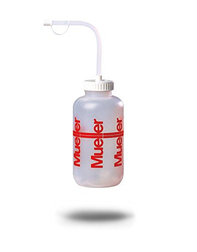  Mueller Quart Bottle w/ Straw, Natural Color w/ Red Letters :  Sports & Outdoors