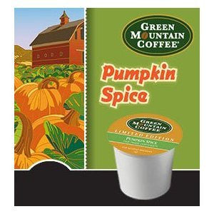 Green Mountain Coffee, Pumpkin Spice, FALL LTO, k-cup