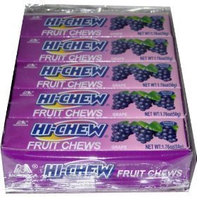 Hi Chew Grape Flavor 1.76 oz