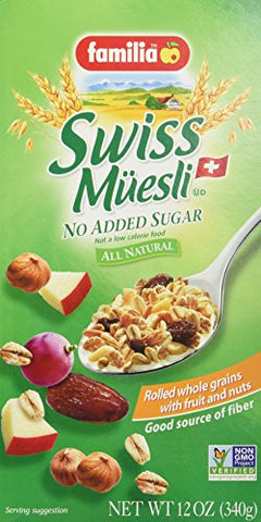 Original Swiss Muesli No Sugar, 12 oz