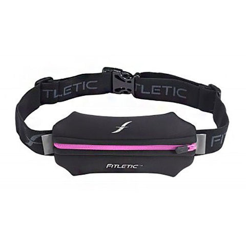 NEO Single Pouch w/ Race Number Holder Black/Pink