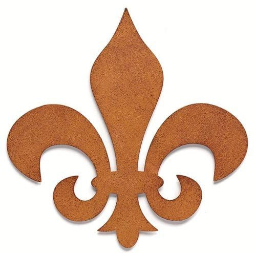 Embellish Your Story Rustic Fleur-de-Lis Magnet