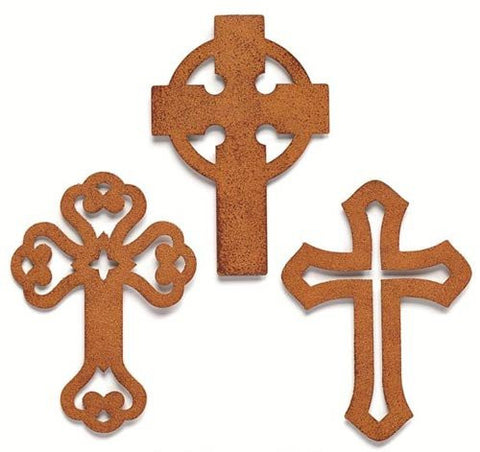 Embellish Your Story Rustic Cross Magnet Set