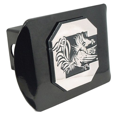 South Carolina C-Gamecock Metal Hitch Cover, Black