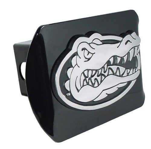 University of Florida Emblem on Black Metal Hitch Cover