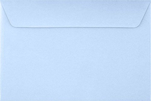 LUXPaper 6 x 9 Booklet Envelopes -  Baby Blue 80lb.(50 Qty.)
